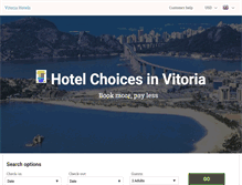 Tablet Screenshot of hotelsinvitoria.com